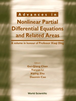 cover image of Advances In Nonlinear Partial Differential Equations and Related Areas